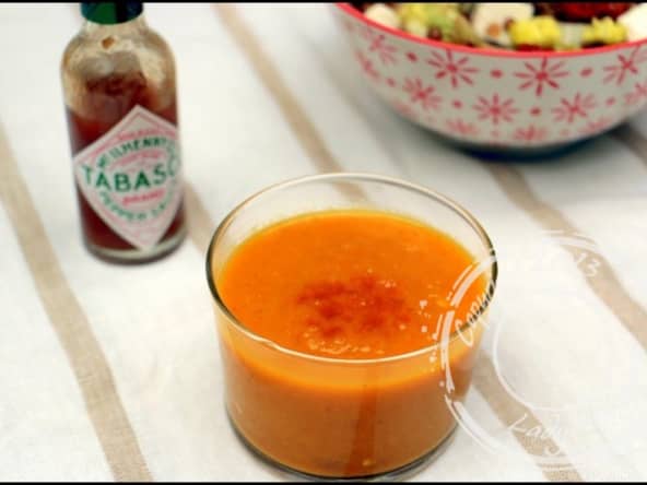 Gaspacho aux poivrons jaunes