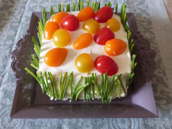 Sandwich-cake saumon fumé guacamole à déguster à l'apéritif