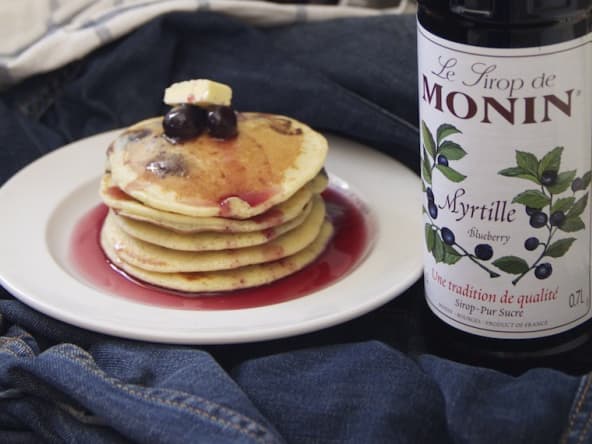 Pancakes aux myrtilles