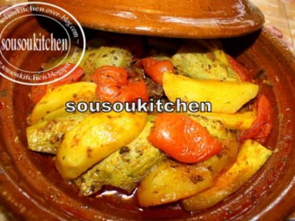 Tajine de viande et courge (Slaoui)