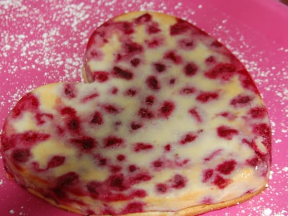 Clafoutis framboise et mascarpone