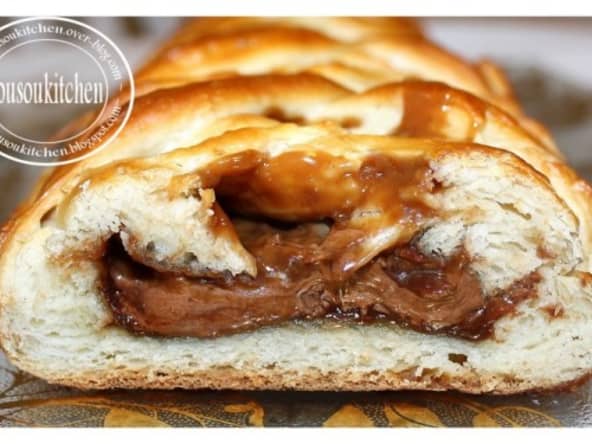 Brioche Tressée au Chocolat