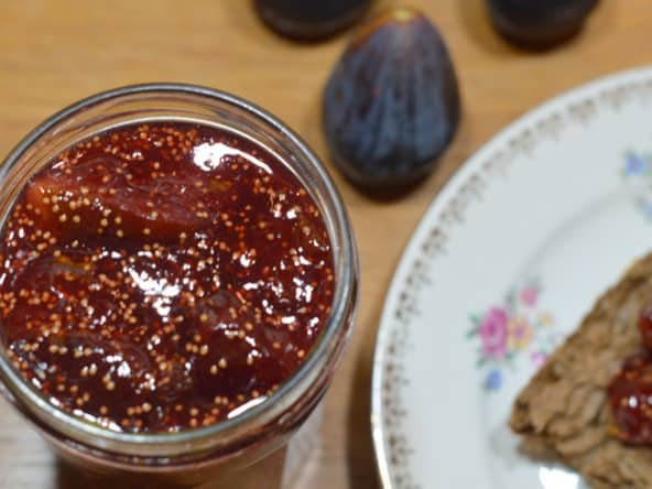 Confiture de figues aux quatre épices pour accompagner le foie gras
