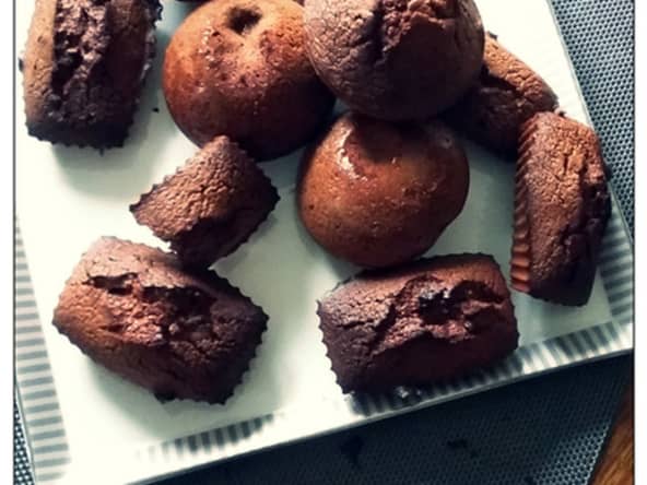 Moelleux aux deux chocolats et amandes