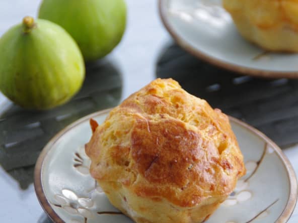 Petits cakes jambon cru et figues