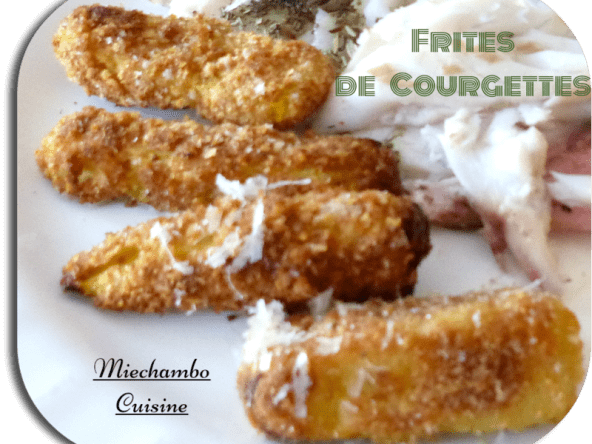 Frites de courgettes au parmesan