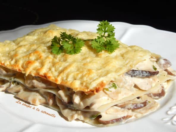 Lasagnes aux cèpes