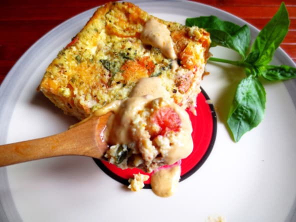 Clafoutis Thon-Tomates