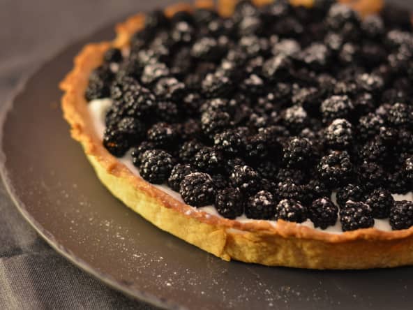 Tarte aux mûres sauvages