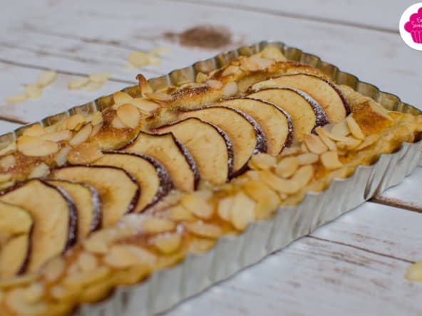 Tarte amandine aux pommes