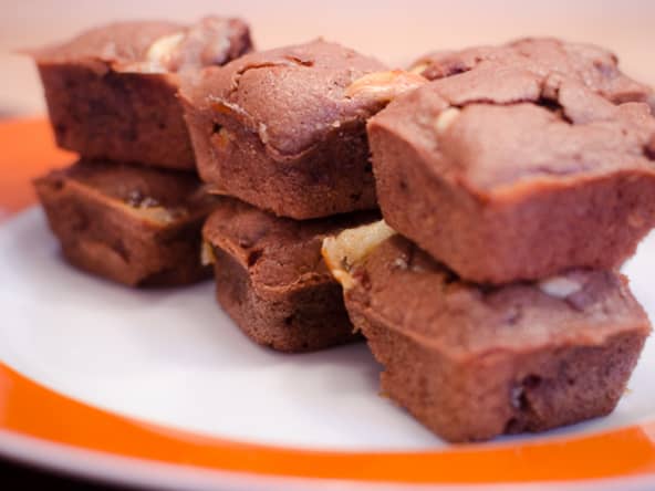 Financiers aux 3 chocolats