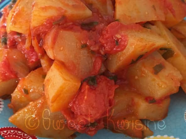 Les christophines à la tomate ou daube de christophines