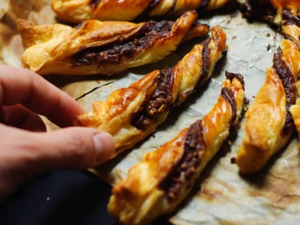 Tarte soleil noisettes praliné