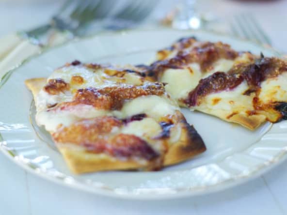 Tartelettes sucrées salées figues, miel et chèvre