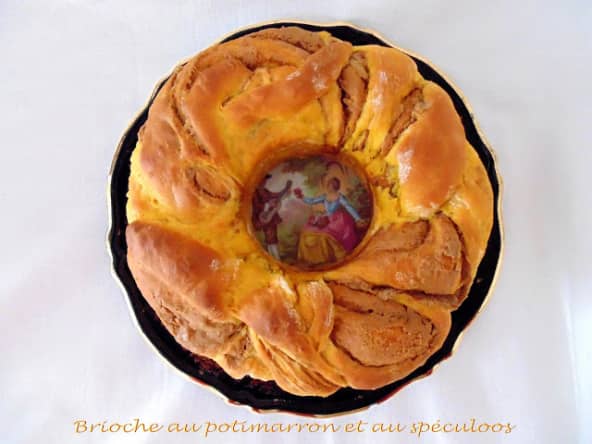 Brioche au potimarron et au spéculoos