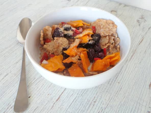 Céréales aux fruits secs