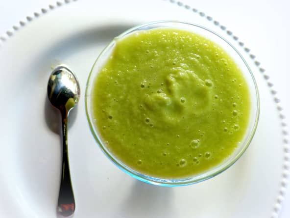 Velouté concombre-avocat