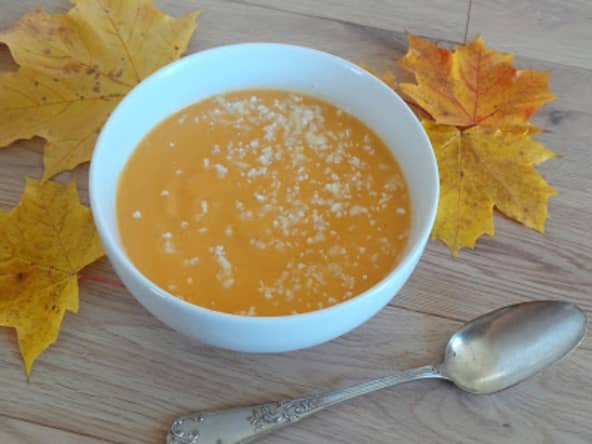 Velouté de chou-fleur au potiron