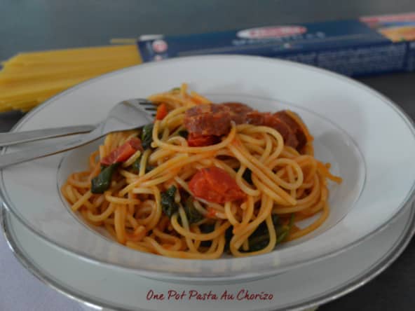 One pot pasta au chorizo
