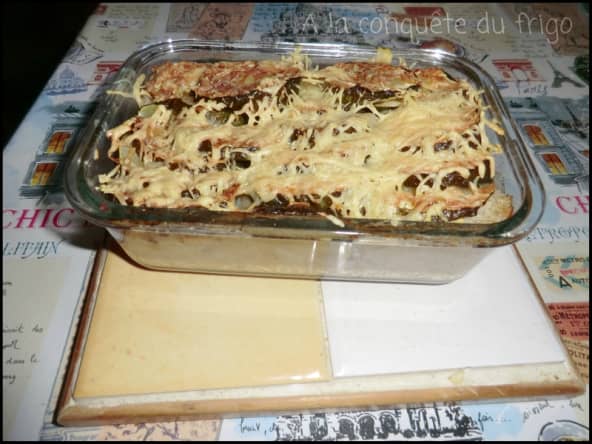 Hachis de viande aux courgettes et au riz