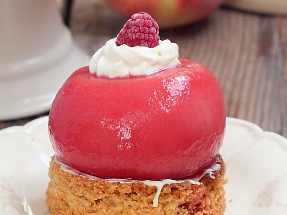 Palet breton et sa pêche à la mascarponne