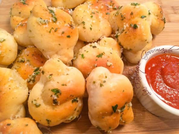 Petits Pains Pizza à l 'Ail Sauce Marinara