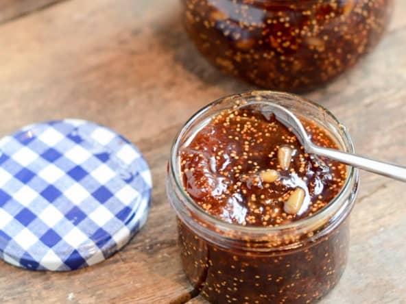 Chutney de figues au soja et vinaigre balsamique