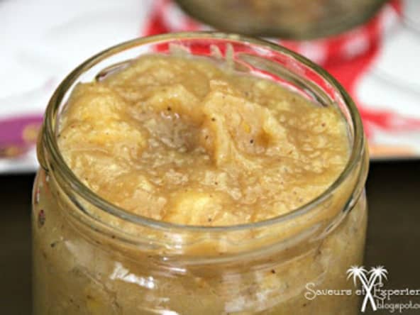 Confiture de bananes, vanille et rhum