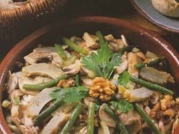 La salade aux champignons : un classique