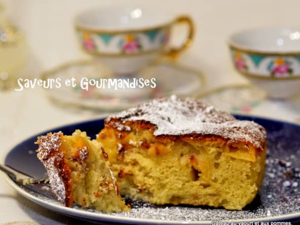 Gâteau au yaourt et pommes