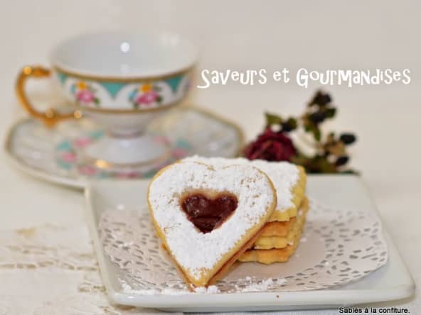 Sablés de Fifi à la confiture de myrtilles