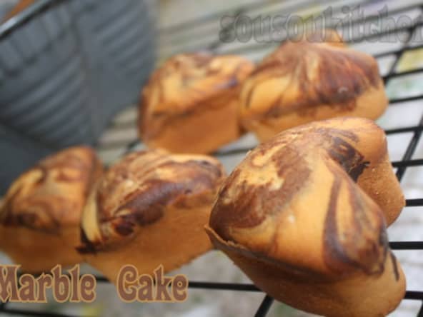 Gâteau marbré au Chocolat