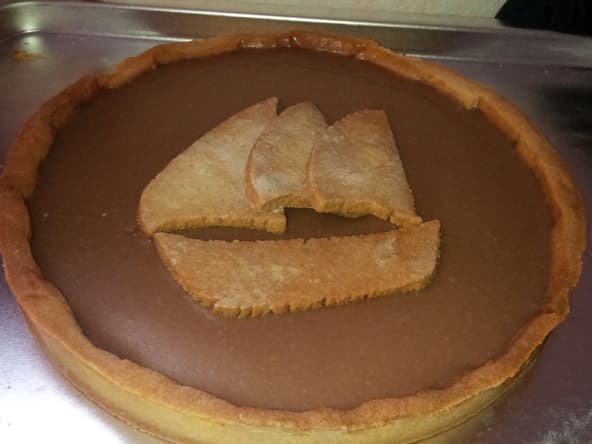 Tarte ganache choco-praliné