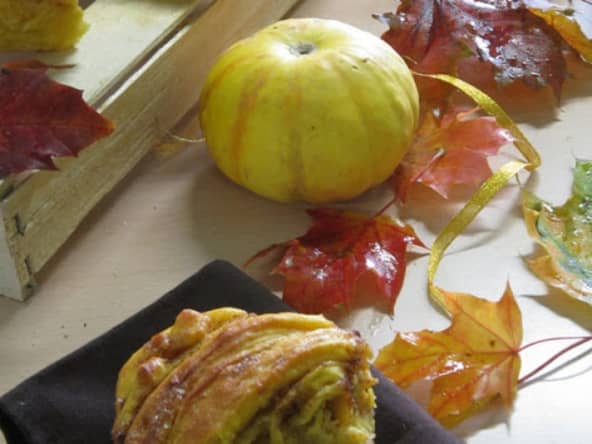 Brioche au potiron et à la cannelle