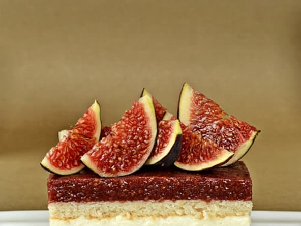 Entremets Figue d'après la pâtisserie Hugo et Victor