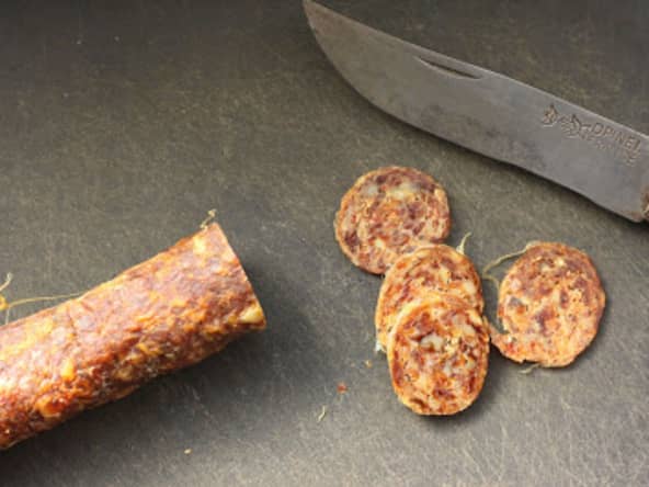 Saucisse sèche au poivre de Sichuan et au piment