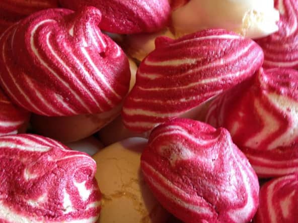 mes petites meringues white and pink