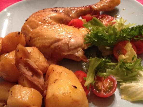 Poulet rôti mariné à l’origan