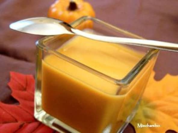 Crème de potiron aux saveurs asiatiques