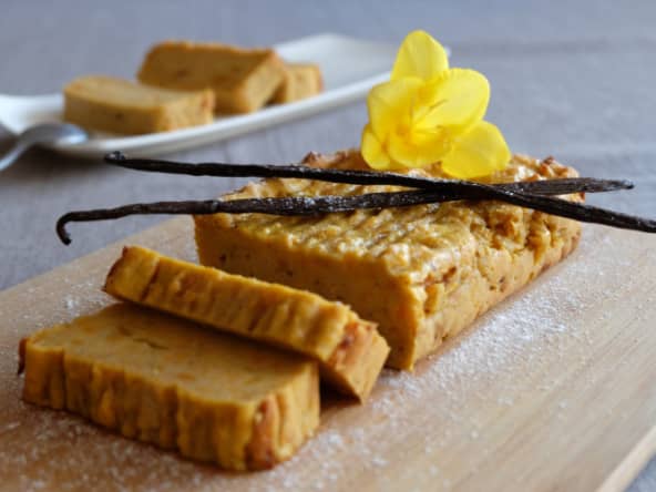 Fondant à la patate douce et à la vanille
