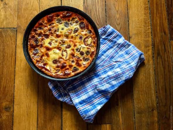 Clafoutis moelleux aux 3 prunes