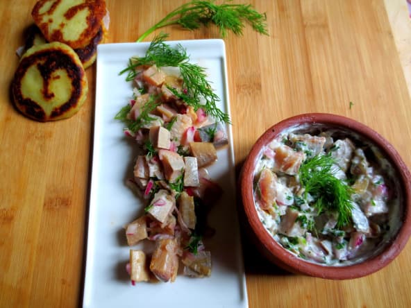 Harengs à l’Aneth et au Yaourt Grec