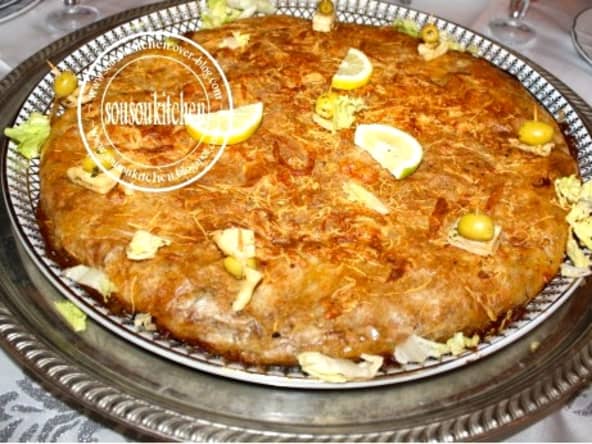 Pastilla au poisson d'après Choumicha