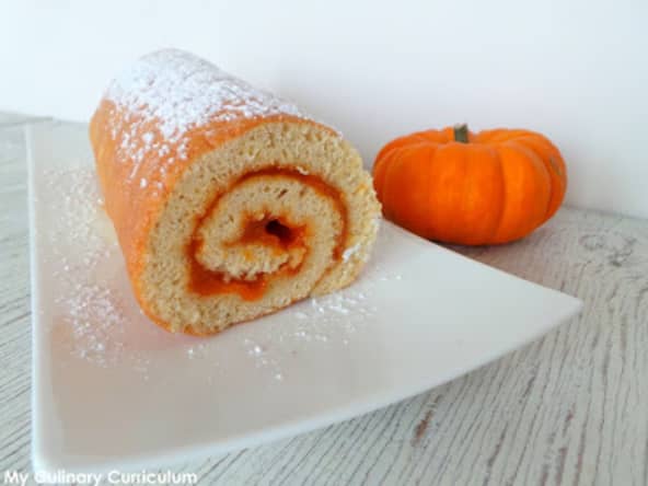 Biscuit roulé à la confiture de potiron aux épices