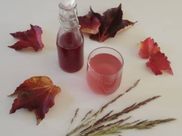 Sirop de framboises