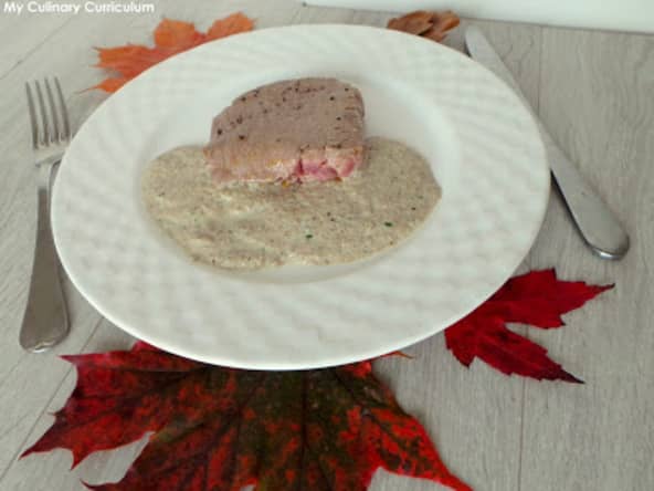Pavés de bœuf sauce aux champignons