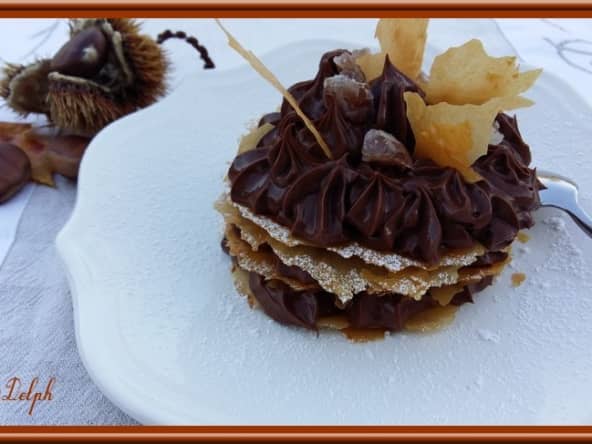Mille-feuilles au chocolat