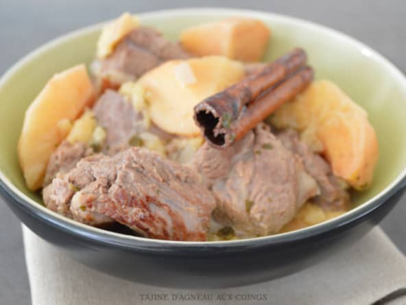 Tajine d’agneau facile aux coings