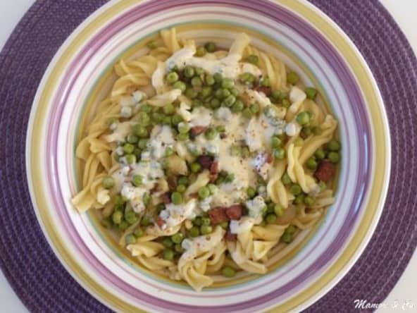 Fusilli maison au piment d’Espelette et sauce basque au fromage de brebis