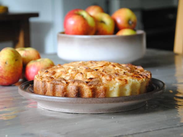 Gâteau-tarte aux pommes